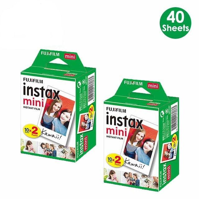 10 - 200 Sheets Fujifilm Instax Mini Film White Edge Mini 11 Mini 9 8 7s 70