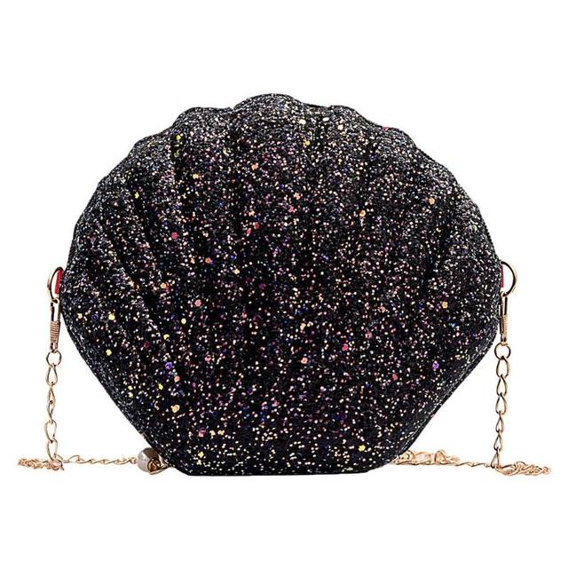 Sequined Shoulder Bag Shell