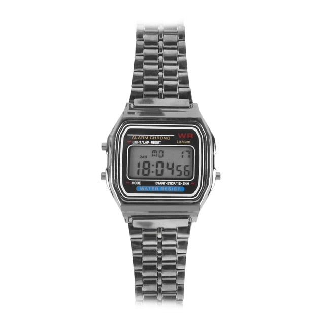 Square LED Digital Watch