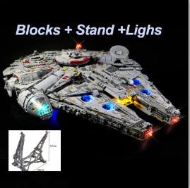 Large Millennium Falcon Building Blocks Star Destroyer bricks