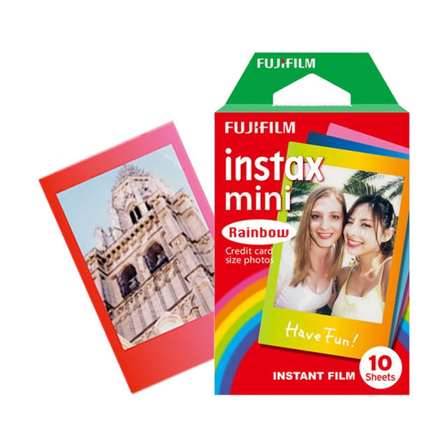 10 - 200 Sheets Fujifilm Instax Mini Film White Edge Mini 11 Mini 9 8 7s 70