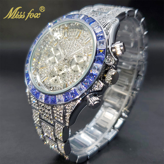 Luxury Gold Waterproof Stainless Steel Watch