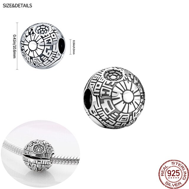 Sterling Silver Charms Star Wars Beads Original Fits Pandora Bracelet