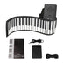 88 Keys Electronic Piano MIDI USB Charge Portable Soft Silicone Flexible Keyboard Digital Roll Up Piano with Horn and Pedal