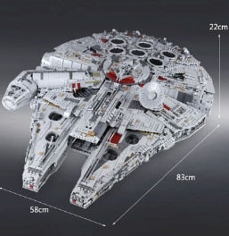 Large Millennium Falcon Building Blocks Star Destroyer bricks