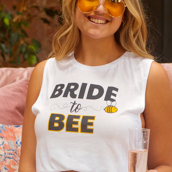 Bride to Bee | Let's Get Buzzed | Muscle Tank Tops | Bachelorette Shirts