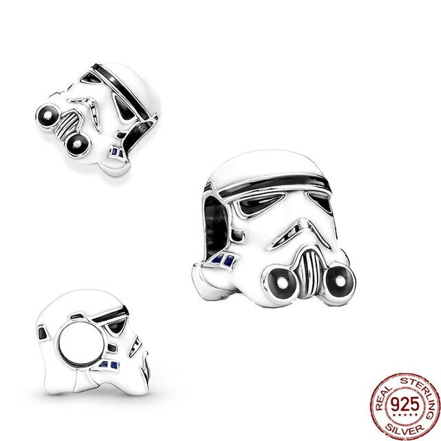 Sterling Silver Charms Star Wars Beads Original Fits Pandora Bracelet