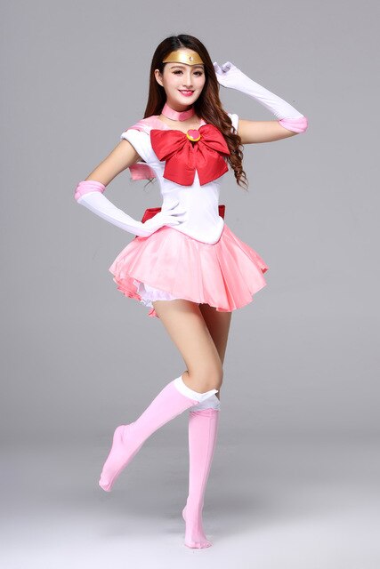 Sailor Moon Crystal Dress Outfits Costume Adults & Kids