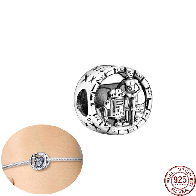 Sterling Silver Charms Star Wars Beads Original Fits Pandora Bracelet