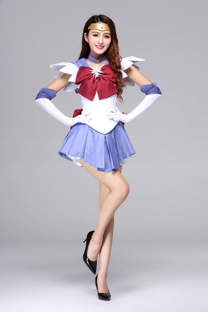 Sailor Moon Crystal Dress Outfits Costume Adults & Kids