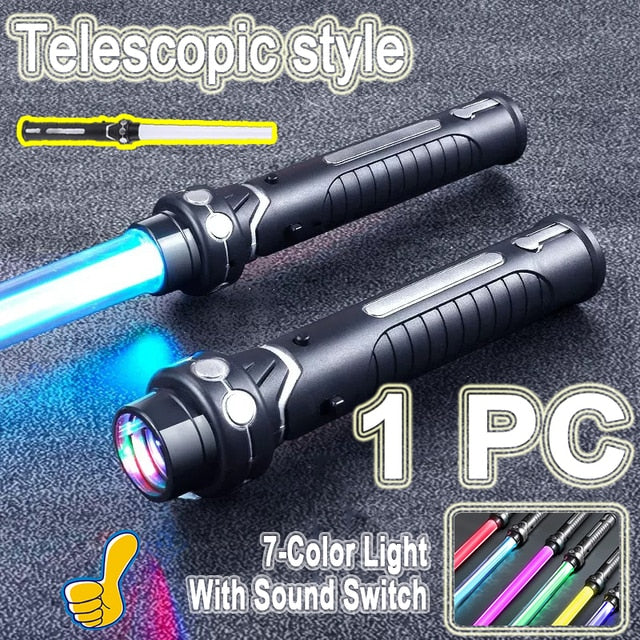 Lightsaber 80cm RGB Laser Sword 7 Colors Change Toy