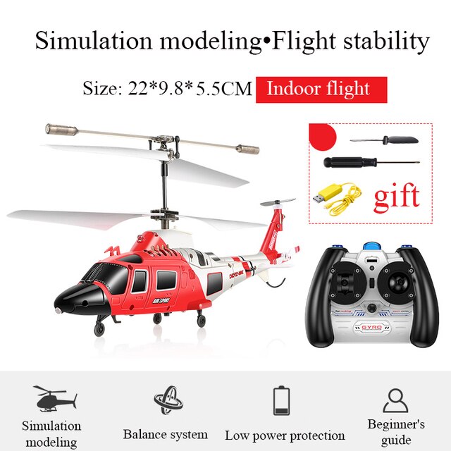 2023 Gift SYMA Remote Control Aircraft Electric Fighter Anti-Fall Unmanned Helicopter