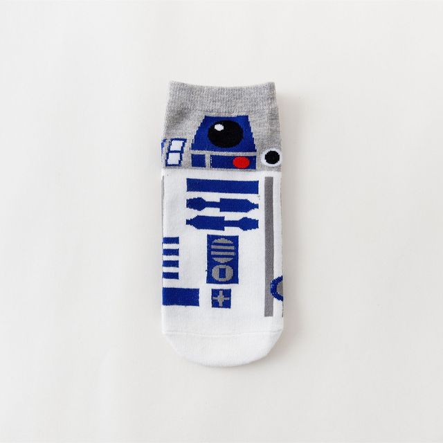 1 pair Star Wars Socks Master Yoda R2-D2 Wookiee Jedi Knight