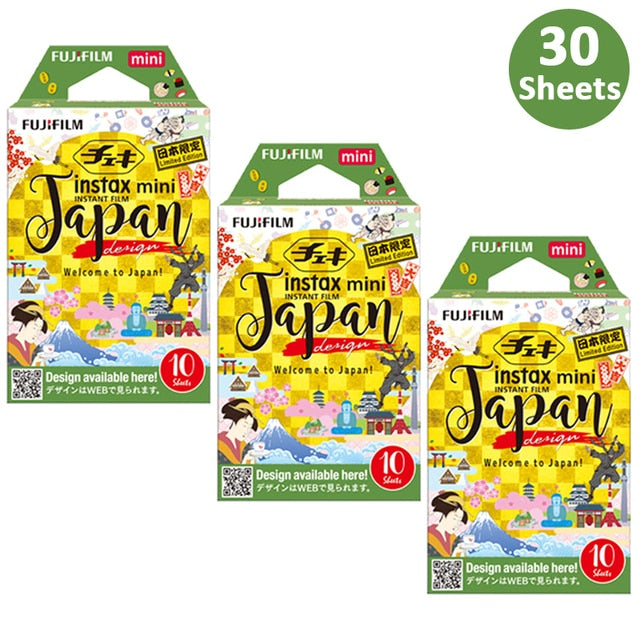 10 - 200 Sheets Fujifilm Instax Mini Film White Edge Mini 11 Mini 9 8 7s 70