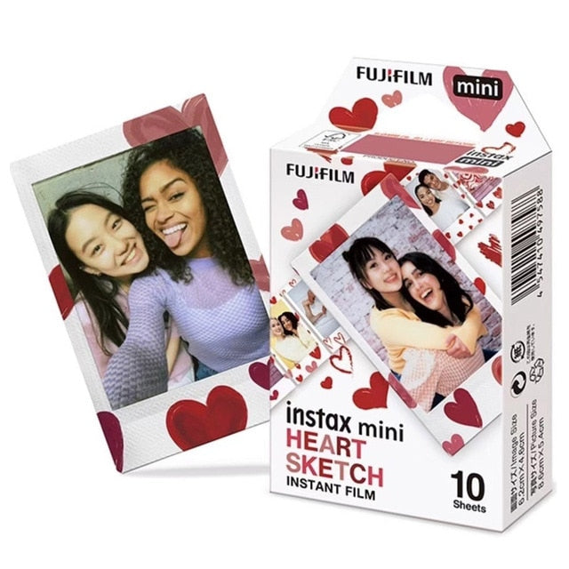 10 - 200 Sheets Fujifilm Instax Mini Film White Edge Mini 11 Mini 9 8 7s 70