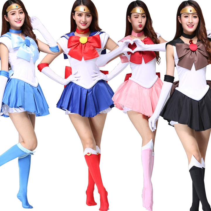 Sailor Moon Crystal Dress Outfits Costume Adults & Kids