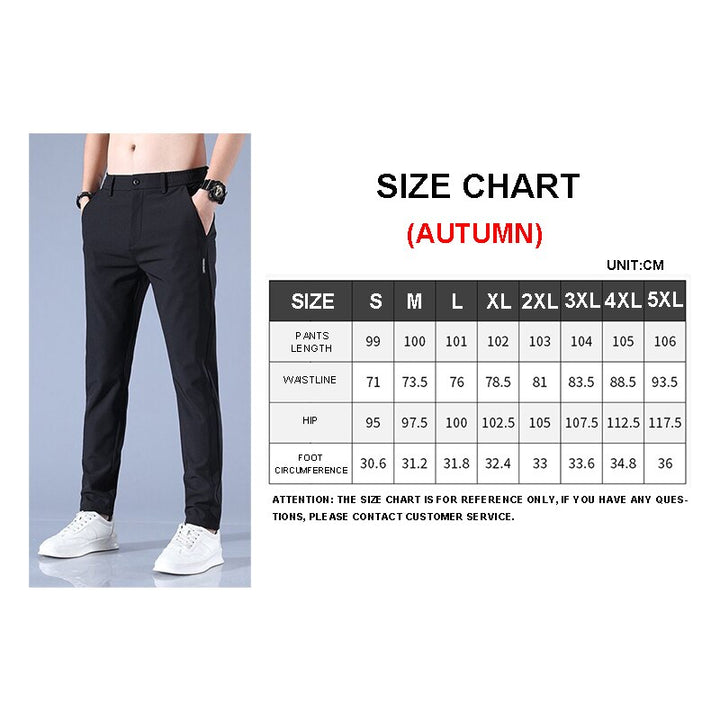 Ice Silk Trousers Solid Color Mid-Waist Loose Breathable Straight-Leg Casual Pants