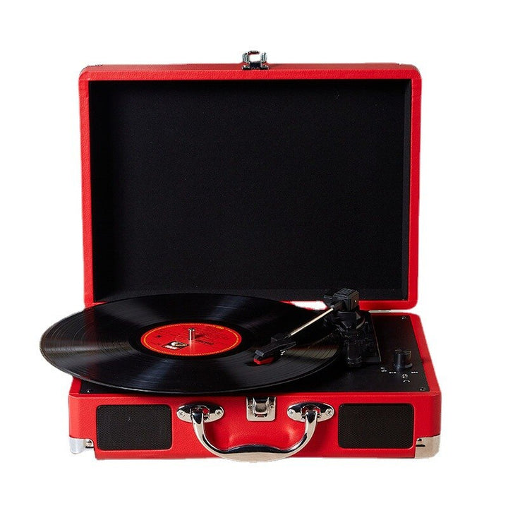 Portable Vinyl Record Player Bluetooth