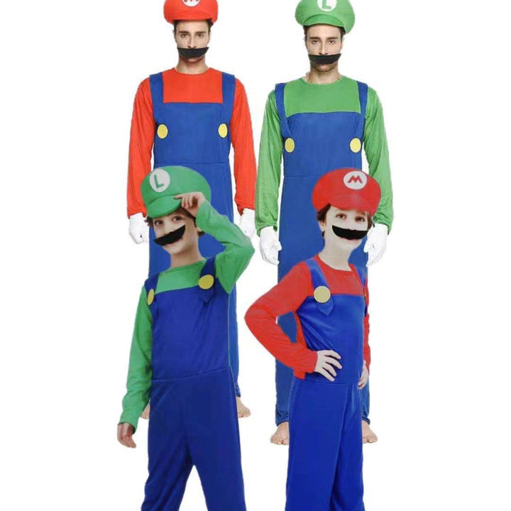 Super Plumber Brothers Costume Adult & Kids