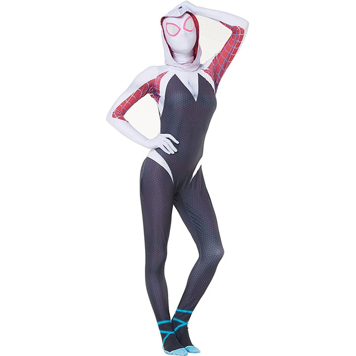 Super Hero Costume Variations - Gwen Stacy, Spiderman, Black Panther, Iron Man, Venom, and Flash