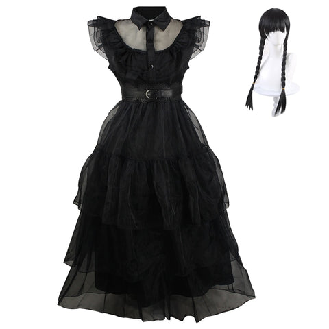 Wednesday Addams Costume Adult & Kids
