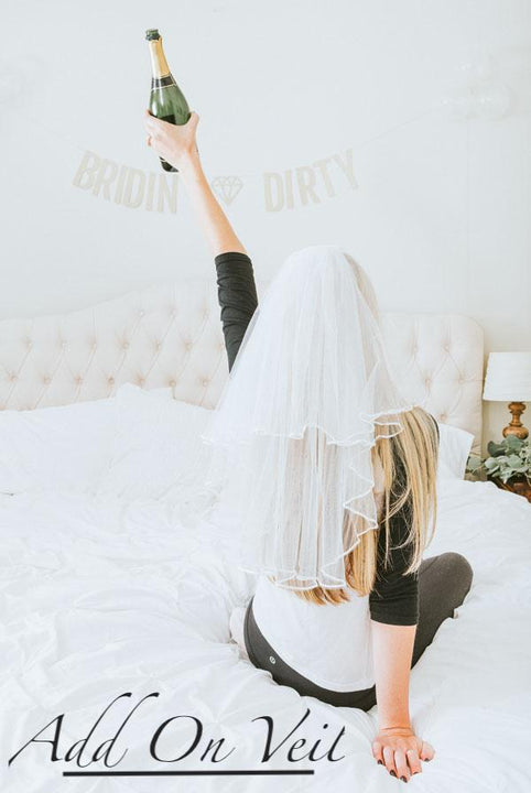 Bride To Be Foil Sash | Maroon Foil