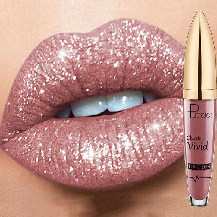 Long Lasting Matte Glitter Liquid Shiny Lip Gloss