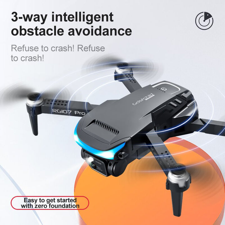 Pro Drone ESC 4K Dual HD Camera Professional Mini Drone Obstacle Avoidance Helicopter Foldable Quadcopter RC Drone Toy