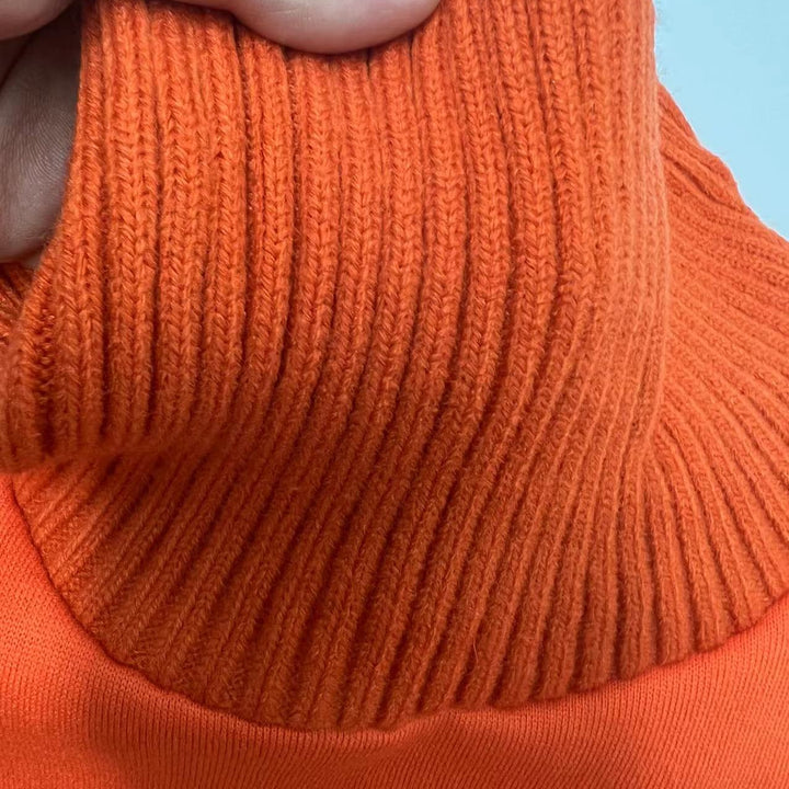 Turtleneck Sleeveless Pullover Crop Top and Dress