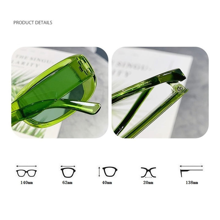 Oval Anti-Glare Sunglasses